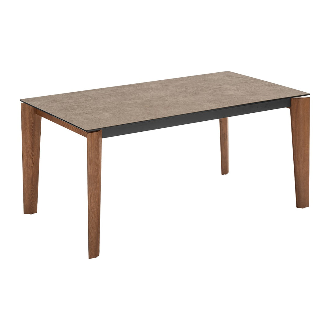 Band Extendable Dining Table by Connubia finish option, white background
