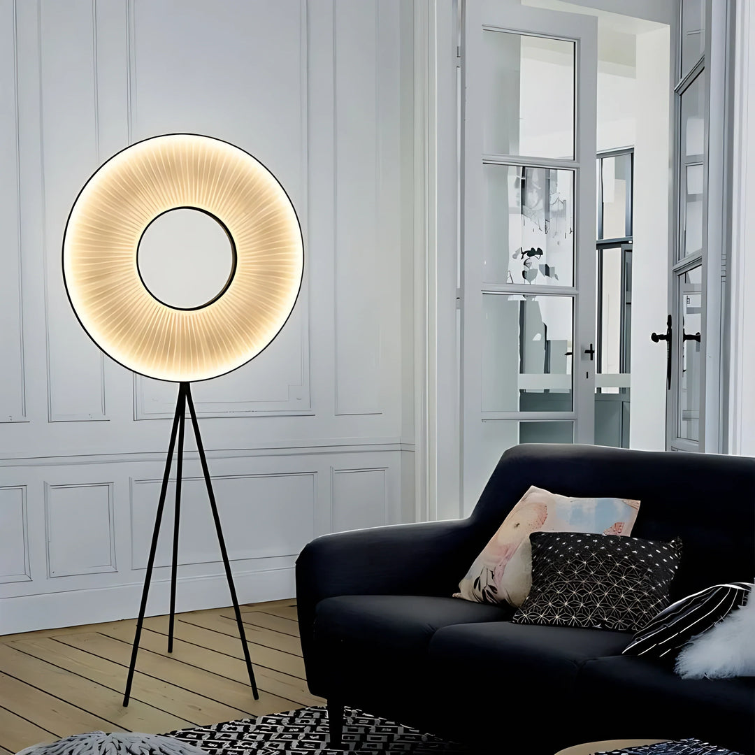 Iris Bahia Single Ring Floor Lamp by Interior Moderna - view 4