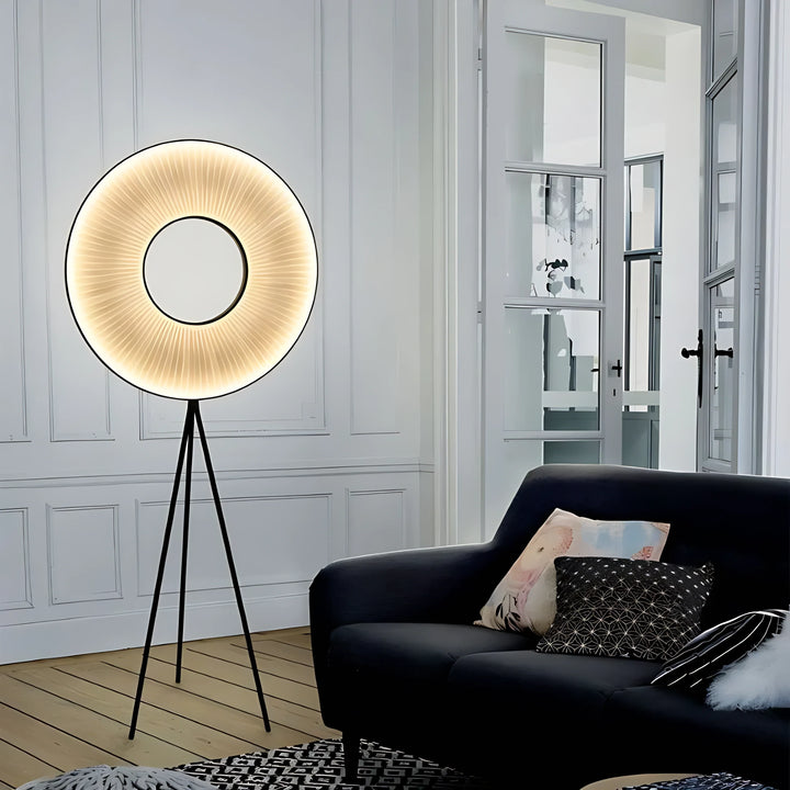 Iris Bahia Single Ring Floor Lamp by Interior Moderna - view 4