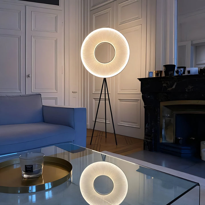 Iris Bahia Single Ring Floor Lamp by Interior Moderna - view 8