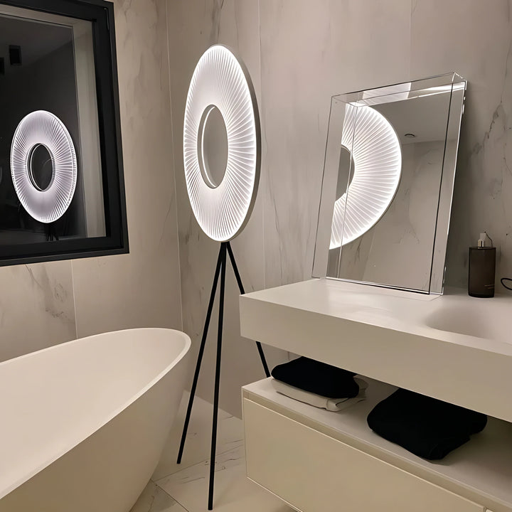 Iris Bahia Single Ring Floor Lamp by Interior Moderna - view 9