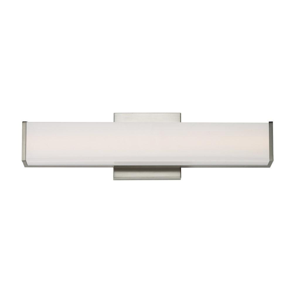 Baritone 18" LED Bath Vanity by ET2 Lighting in Satin Nickel finish