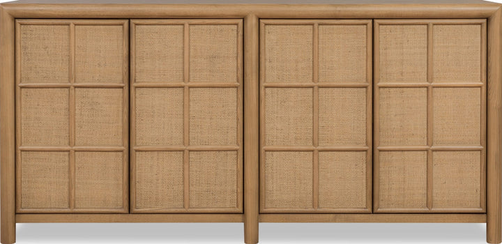 Barton Storage Cabinet in Frappe — lifestyle photo