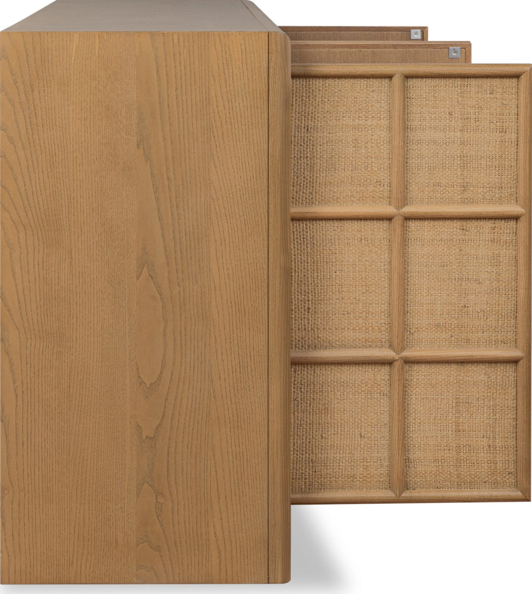 Barton Storage Cabinet in Frappe — lifestyle photo