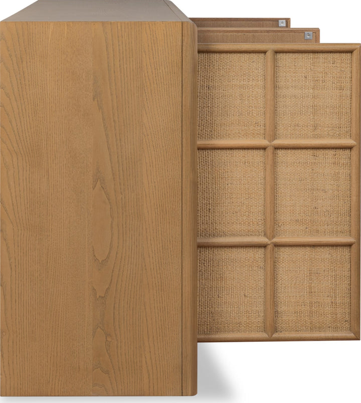 Barton Storage Cabinet in Frappe — lifestyle photo