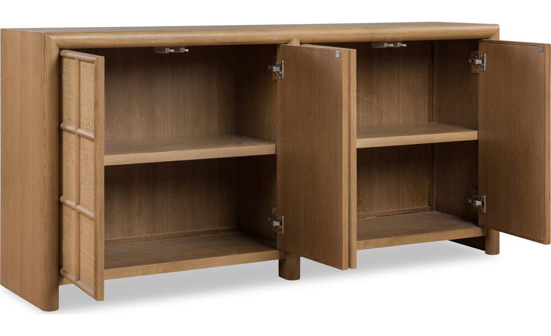 Barton Storage Cabinet in Frappe — product view on a white background