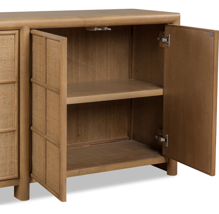 Barton Storage Cabinet in Frappe — product view on a white background