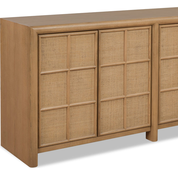 Barton Storage Cabinet in Frappe — product view on a white background