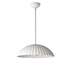 Basilica 1-Light LED Pendant (19.5" W) by ET2 Lighting in Chalk White, front view