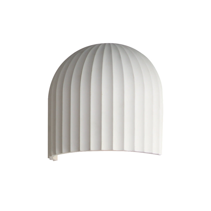 Basilica 1-Light LED Wall Sconce by ET2 Lighting in Chalk White, front view