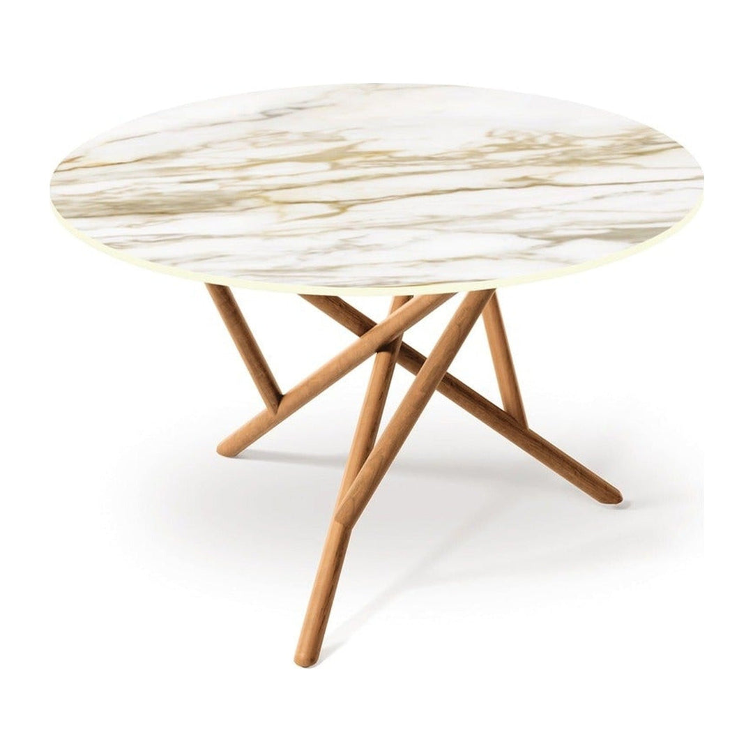 Baton Round Sintered Stone Top Table Copeland Furniture