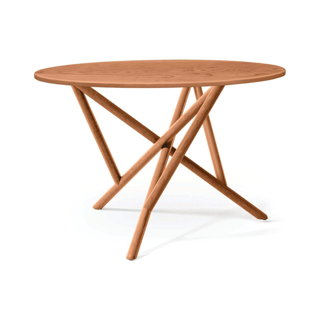 Baton Round Solid Top Dining Table by Copeland Furniture