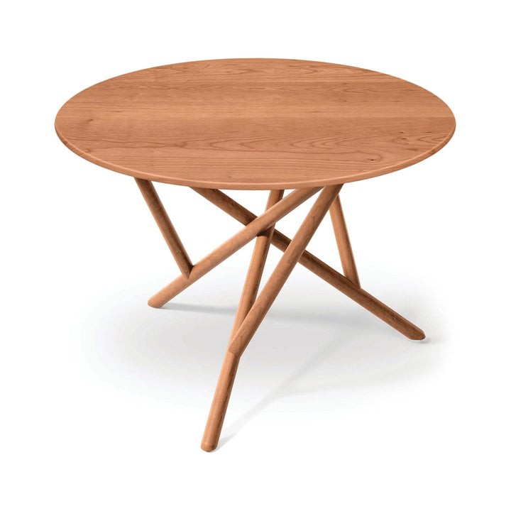 Baton Round Solid Top Dining Table detail