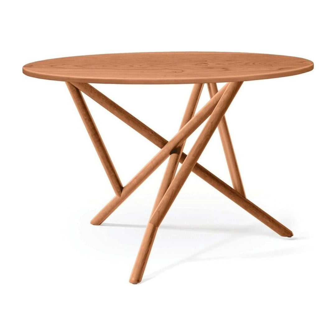 Baton Round Solid Top Dining Table Copeland Furniture
