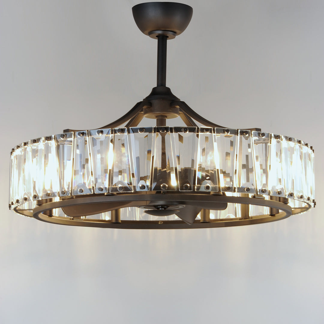 Odeon 8-Light WiFi-enabled LED Fandelight by Studio M Lighting – lifestyle