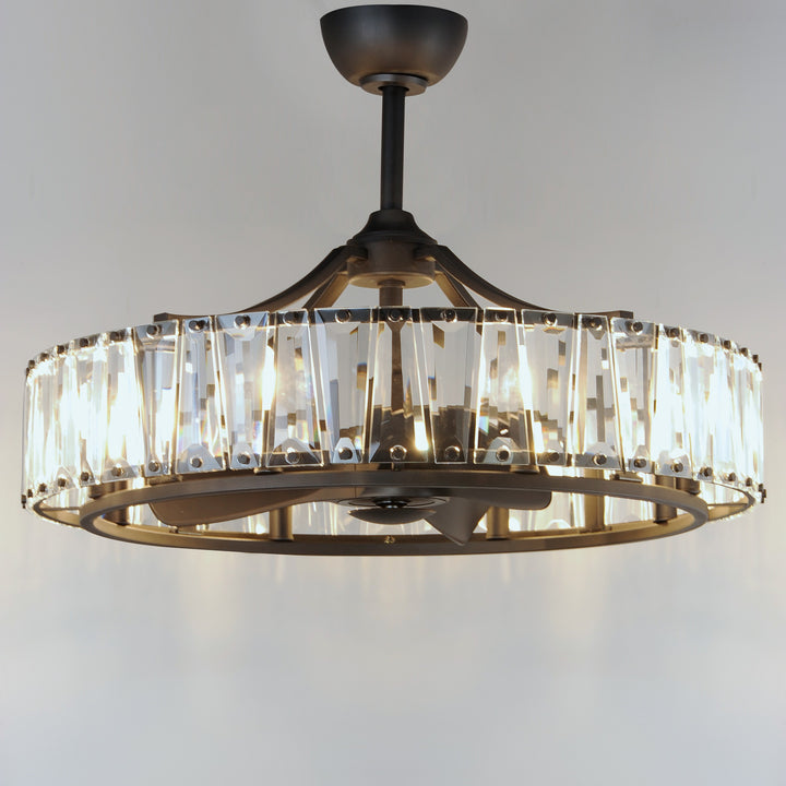 Odeon 8-Light WiFi-enabled LED Fandelight by Studio M Lighting – lifestyle