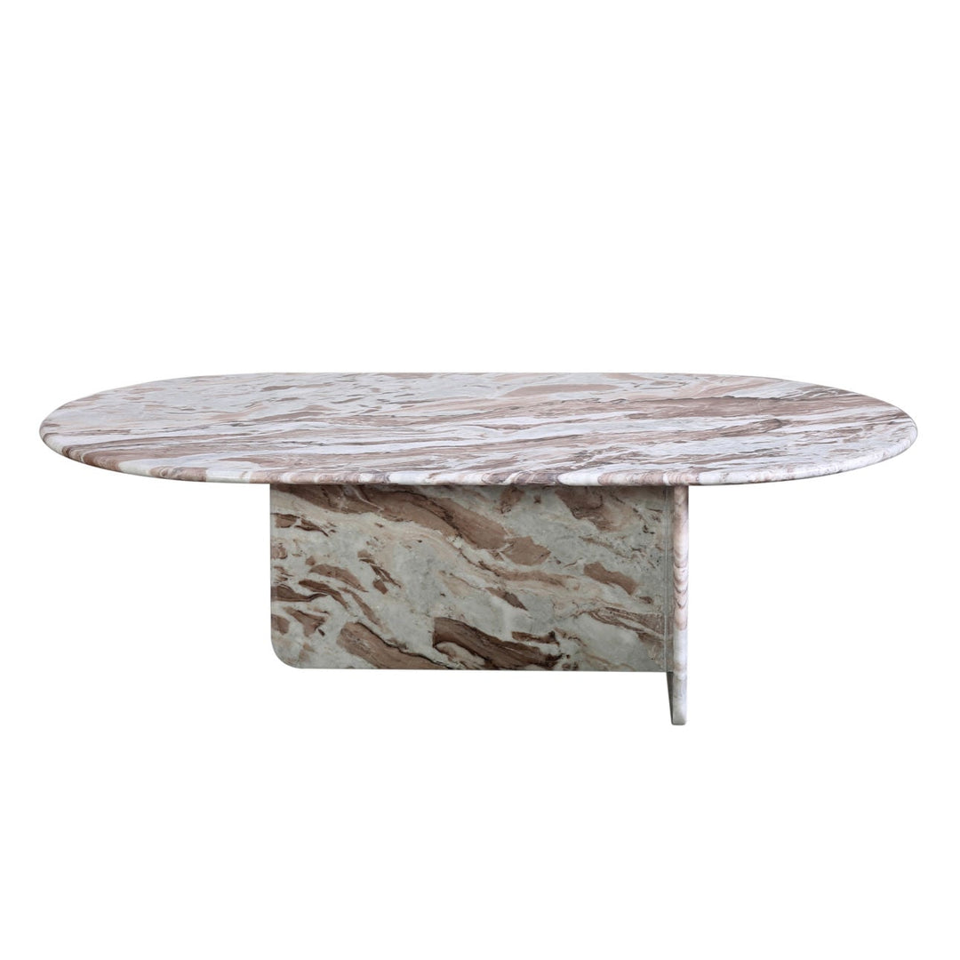 Caro Marble Coffee Table, front view