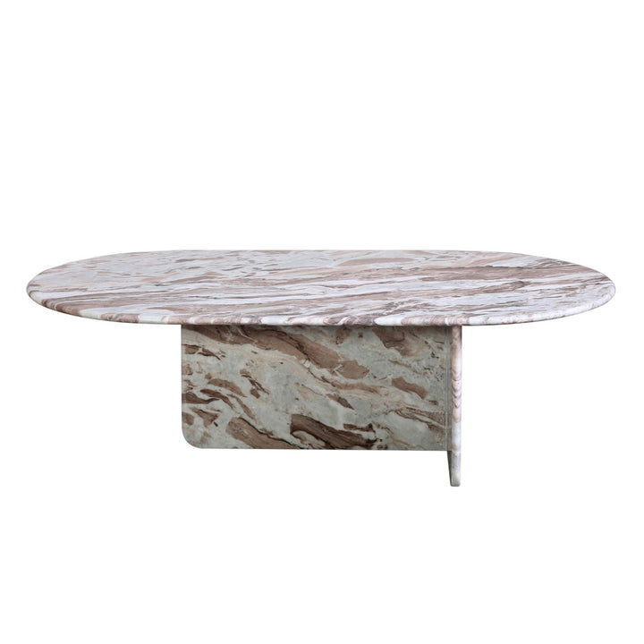 Caro Marble Coffee Table, front view