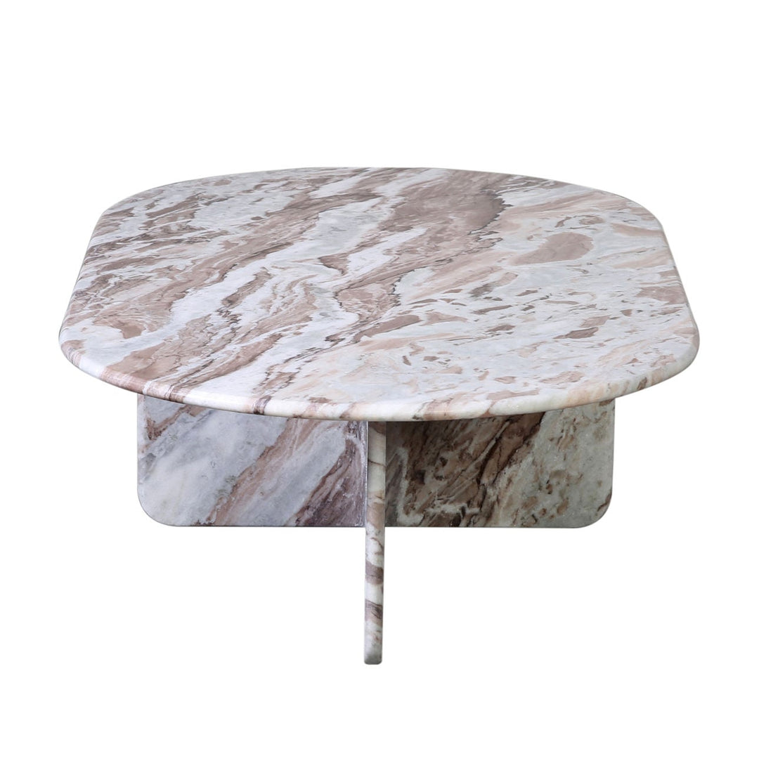 Caro Marble Coffee Table, profile view