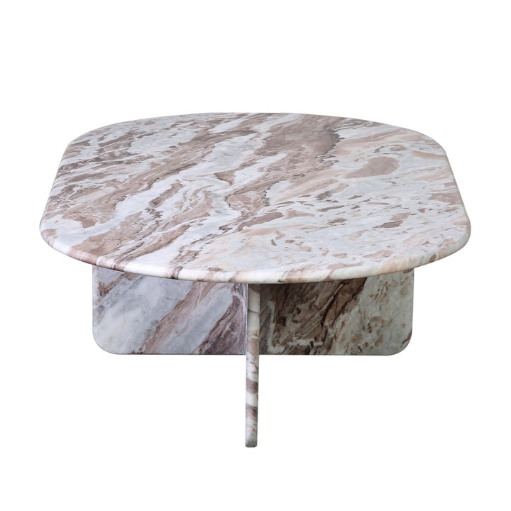 Caro Marble Coffee Table, profile view