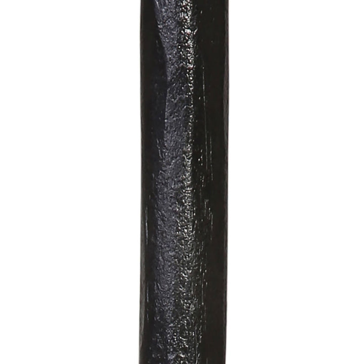 Perla Marble and Iron Console Table, White Marble · Black Iron, detail 2 view