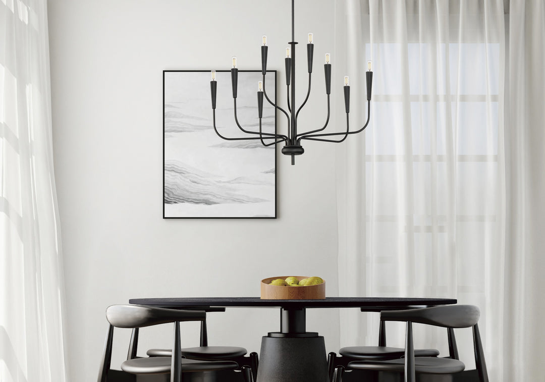 Vela 9-Light Chandelier by Studio M Lighting – lifestyle