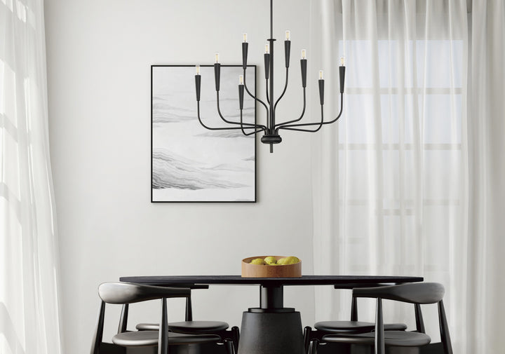 Vela 9-Light Chandelier by Studio M Lighting – lifestyle