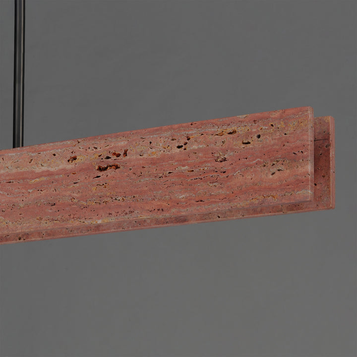 Lintel 59 LED Linear Stone Pendant by Studio M Lighting – lifestyle