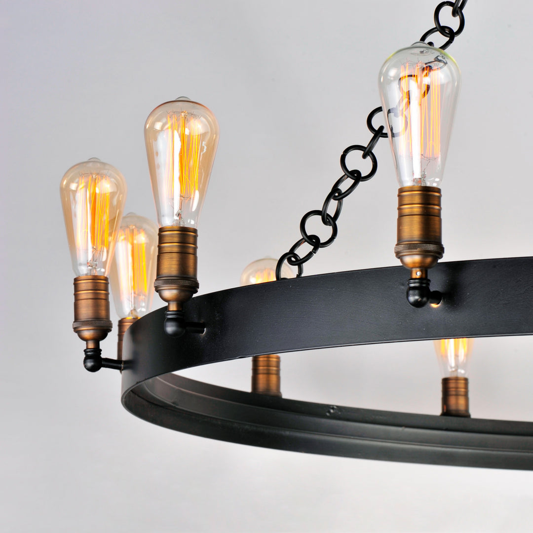 Solaris 14-Light Chandelier by Studio M Lighting – lifestyle