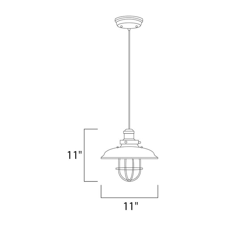 Souffle 14 LED Flush Mount by Studio M Lighting – line drawing