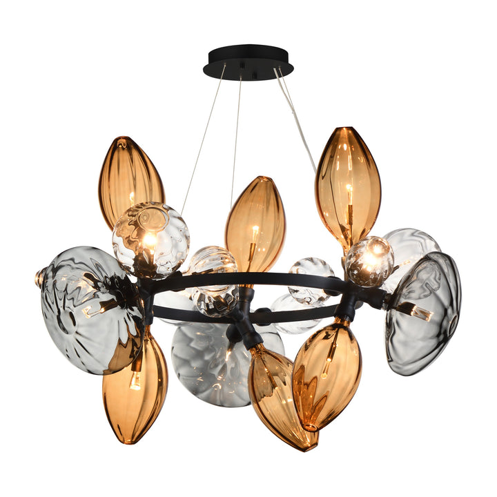 Ray Dance Cluster Ray Dance 18-Light 3 Cluster LED Pendant by Studio M Lighting