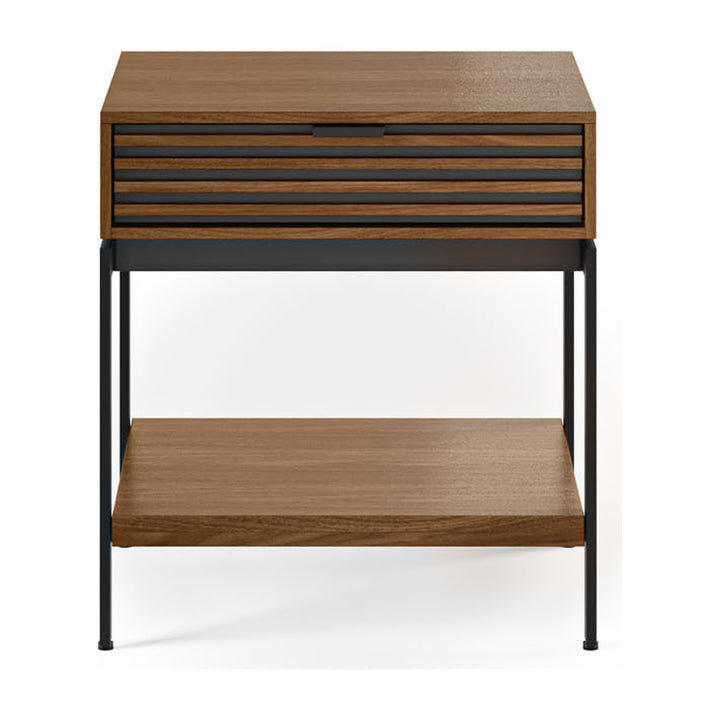 Cora 1176 End Table in Natural Walnut