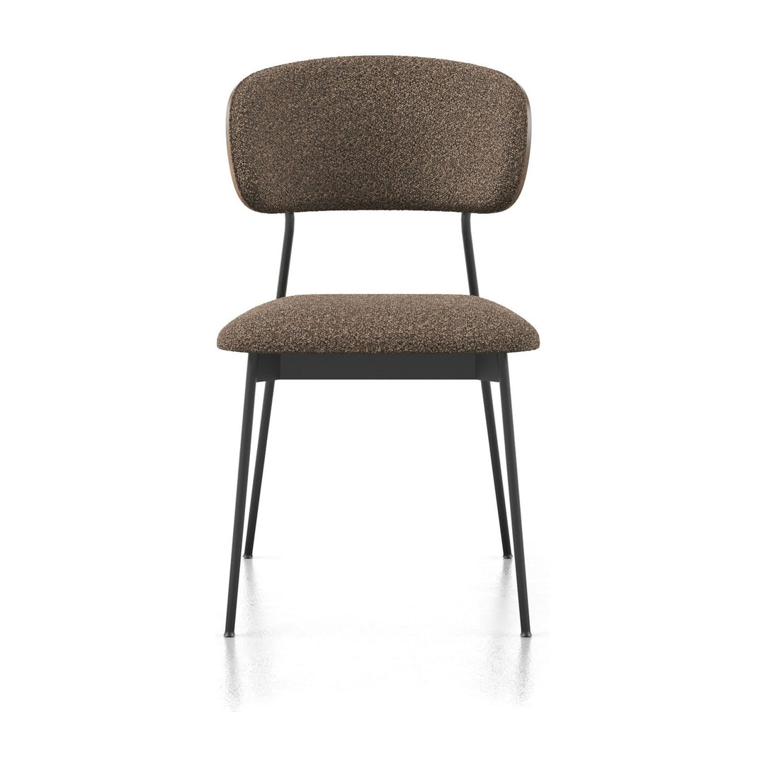 Cove 5020 Dining Side Chair in Walnut / Black / Latte