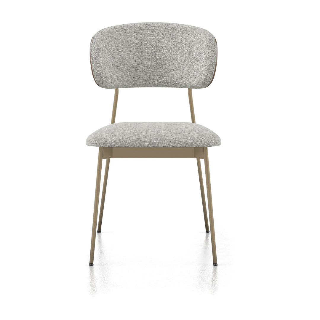 Cove 5020 Dining Side Chair in Walnut / Bronze / Oatmeal
