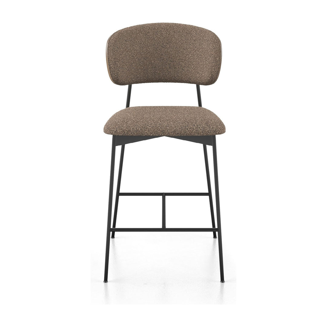 Cove 5021 Counter Stool in Walnut / Black / Latte