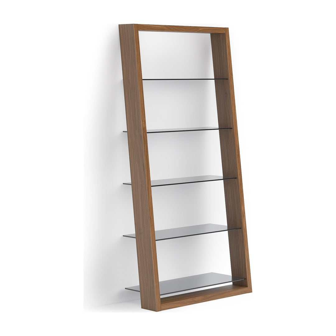 Eileen 5166 Leaning Shelf in Natural Walnut