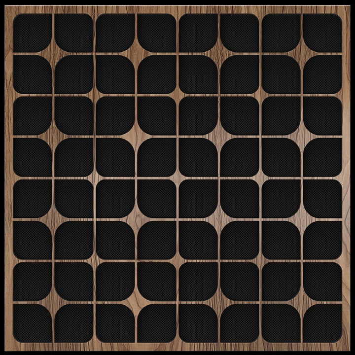 Elements Constellation laser-carved door pattern