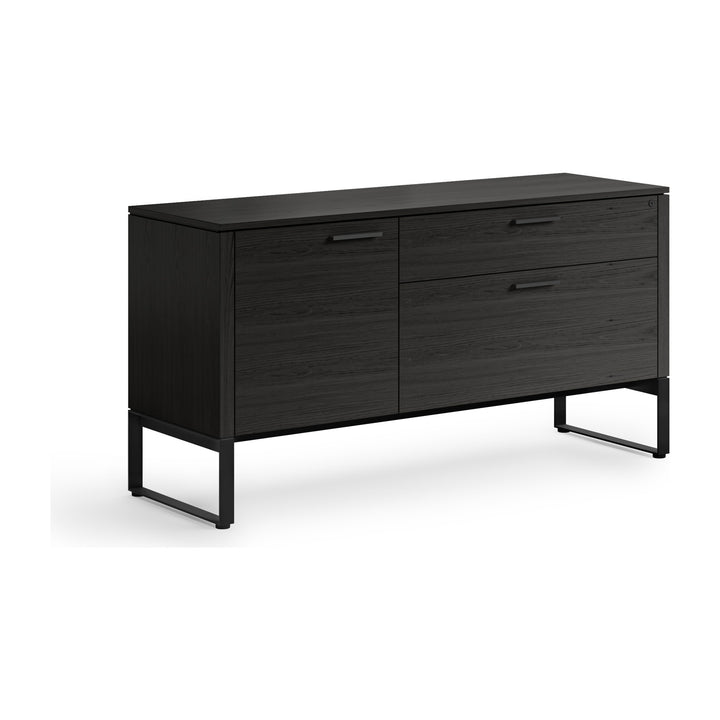 Linea 6220 Multifunction Cabinet in Charcoal Stained Ash