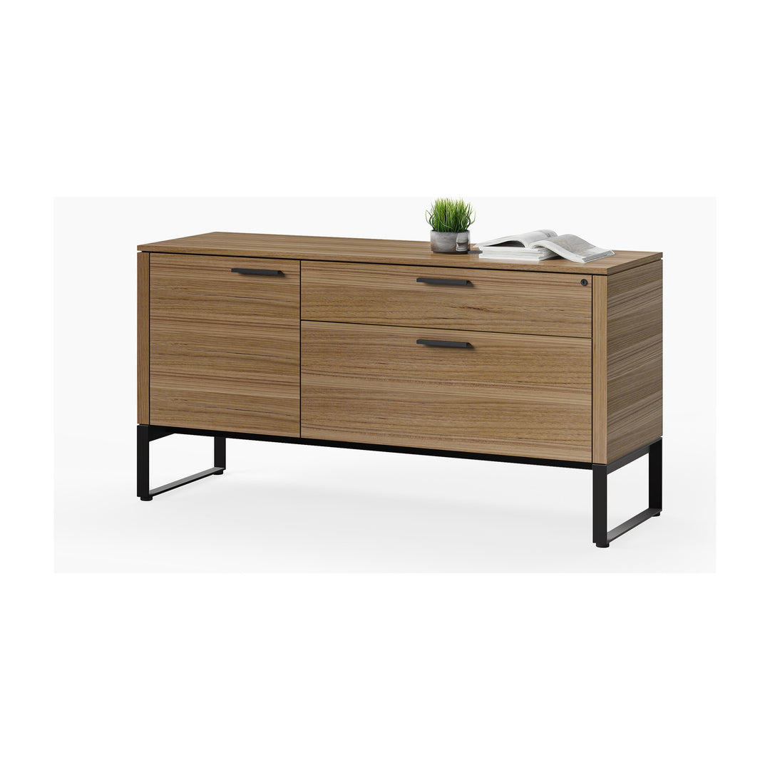 Linea 6220 Multifunction Cabinet in Natural Walnut