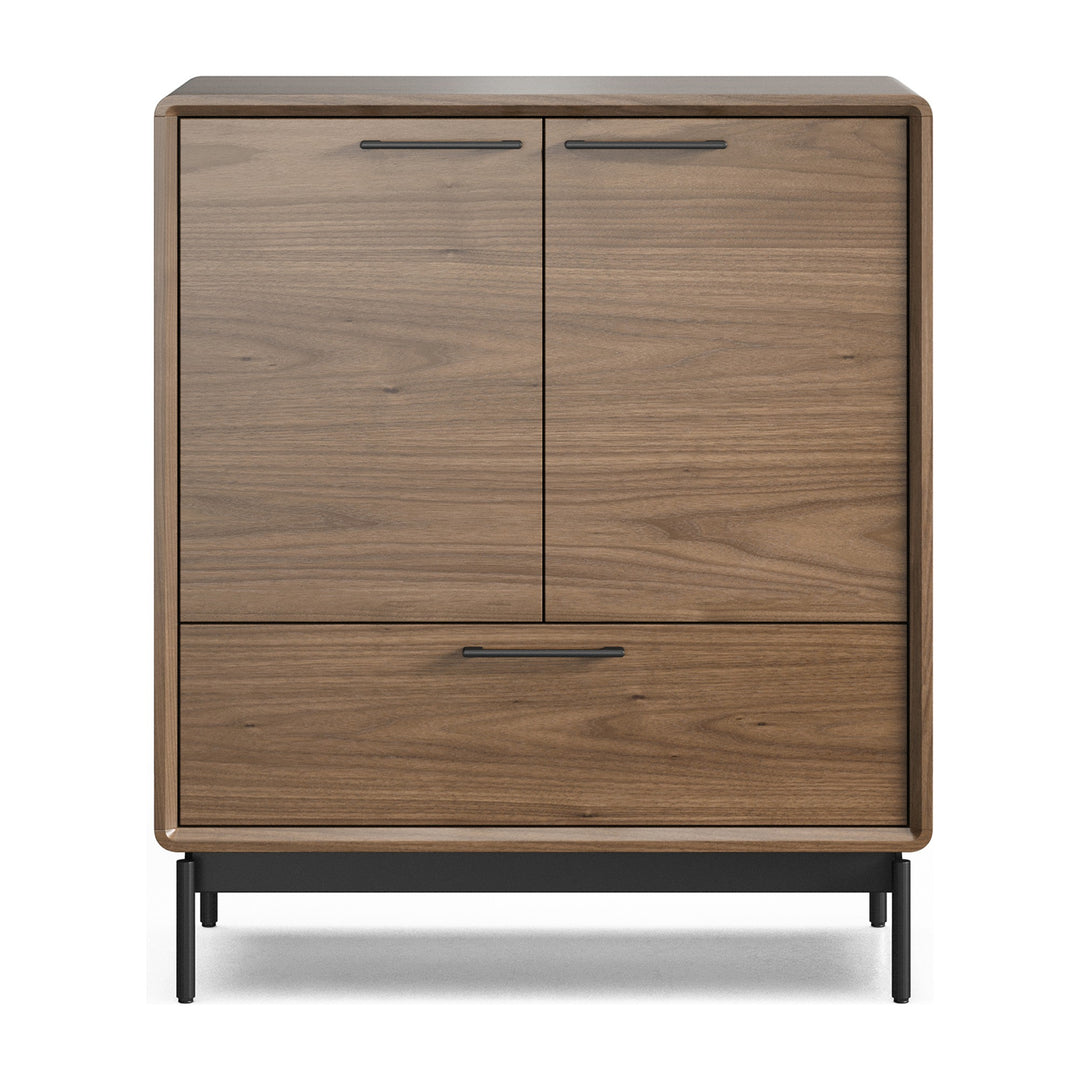 LINQ 7585 Entry Cabinet in Natural Walnut