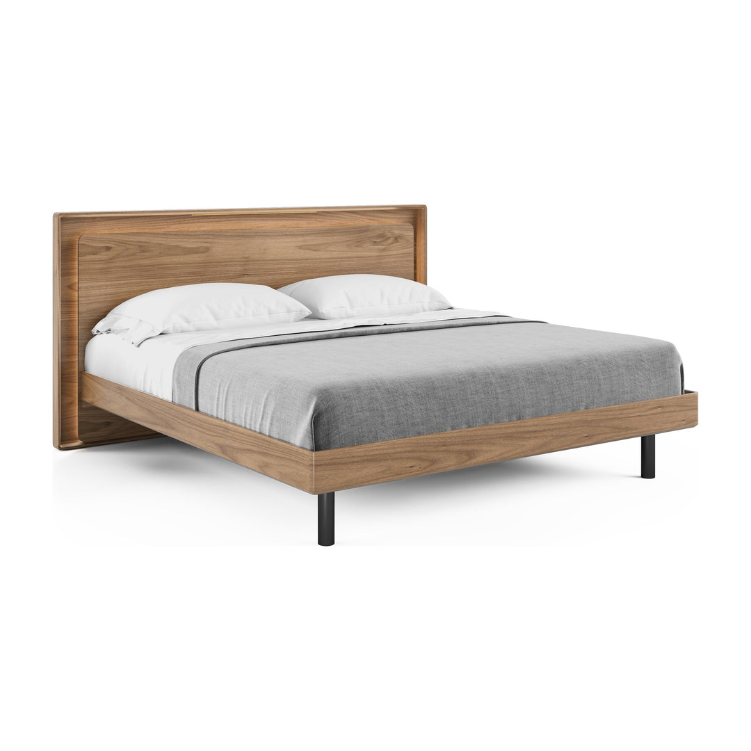 LINQ 9119 Up-LINQ King Bed in Natural Walnut