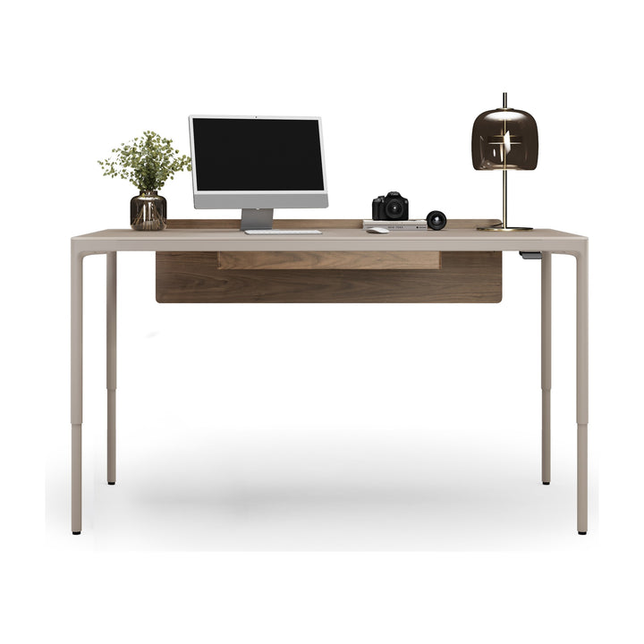 Luma 6763 Sit+Stand Lift Desk in Dune lifestyle