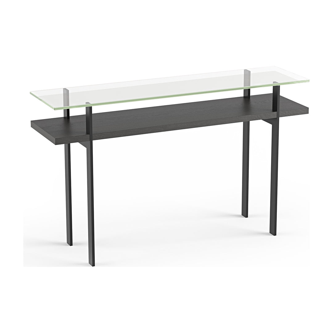 Terrace 1153 Console Table in Charcoal Stained Ash
