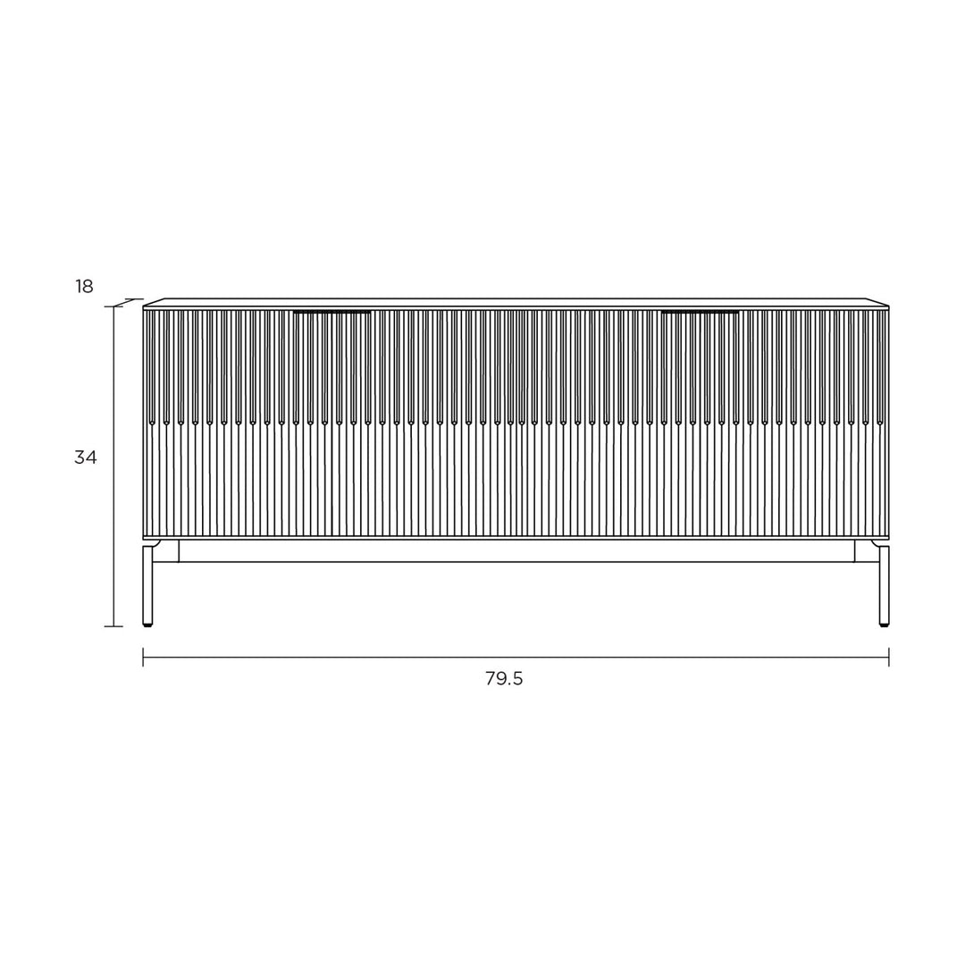 Zig 7649 Storage Credenza Media Consoles BDI