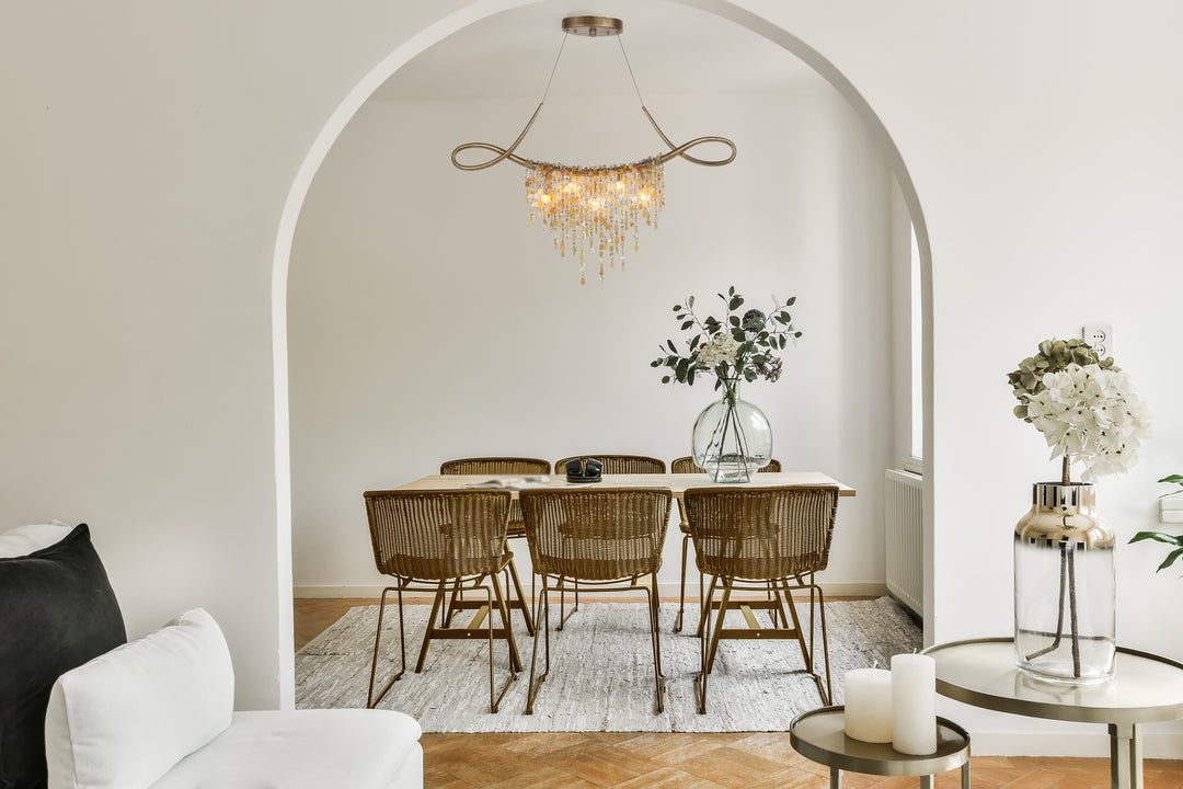 Cradle 5-Light Linear Chandelier by Studio M Lighting – lifestyle