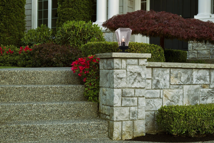 Beacon Outdoor Pier Mount by Hammerton Studio in a styled interior