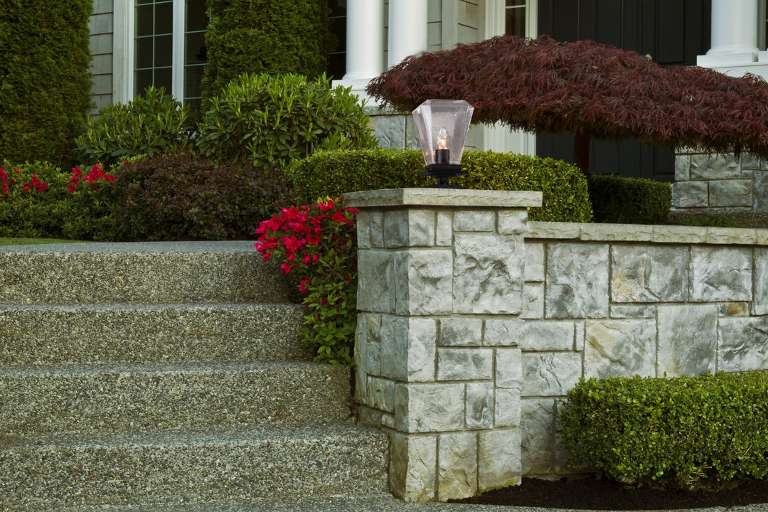 Beacon Outdoor Pier Mount by Hammerton Studio in a styled interior