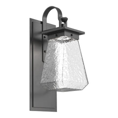 Beacon Outdoor Sconce with Shepherd’s Hook by Hammerton Studio in Argento Grey