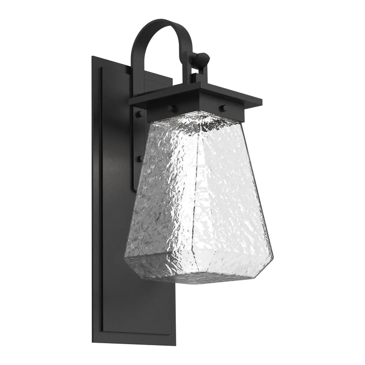 Beacon Outdoor Sconce with Shepherd’s Hook by Hammerton Studio in Textured Black