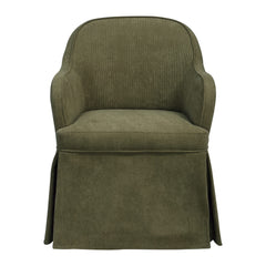 Beckett Upholstered Dining Chair by Modus in Moss — product view on a white background